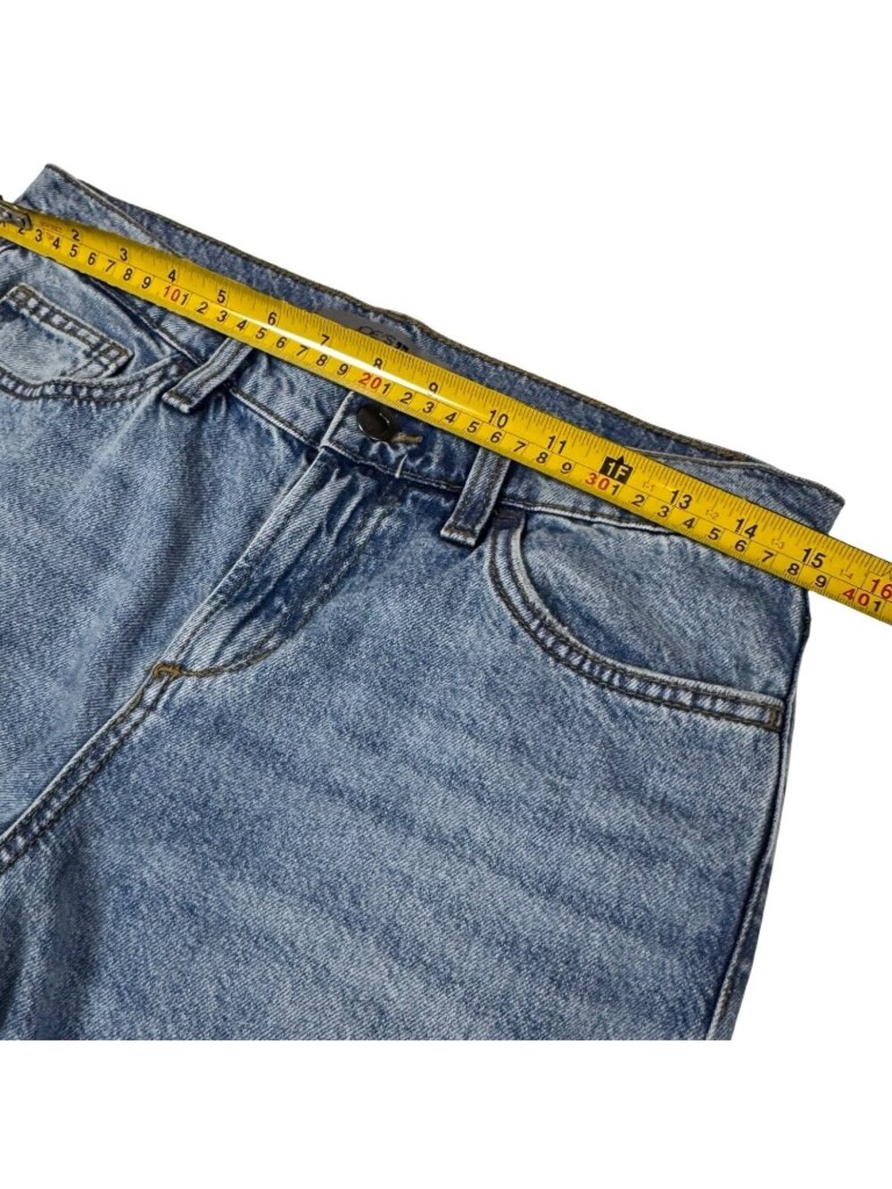 Joe's Jeans Low Rise Wide Leg Jeans 27 Light Wash Relaxed Grunge Minimalist - Picture 8 of 14